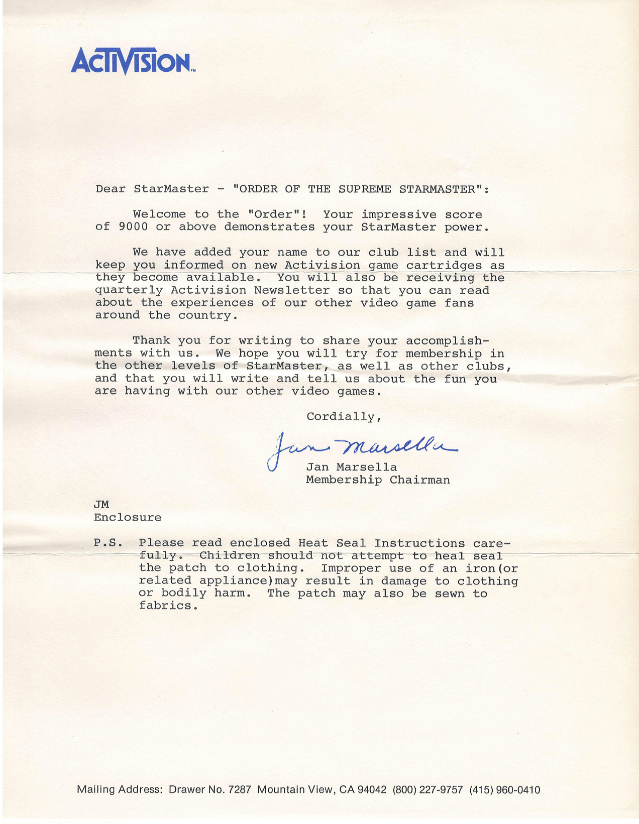 Instructions page 21