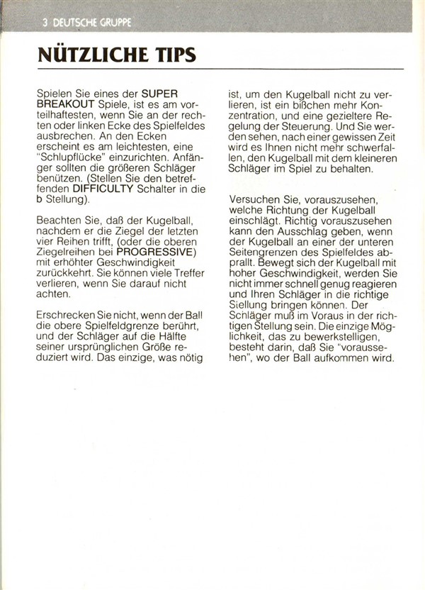 Instructions page 30