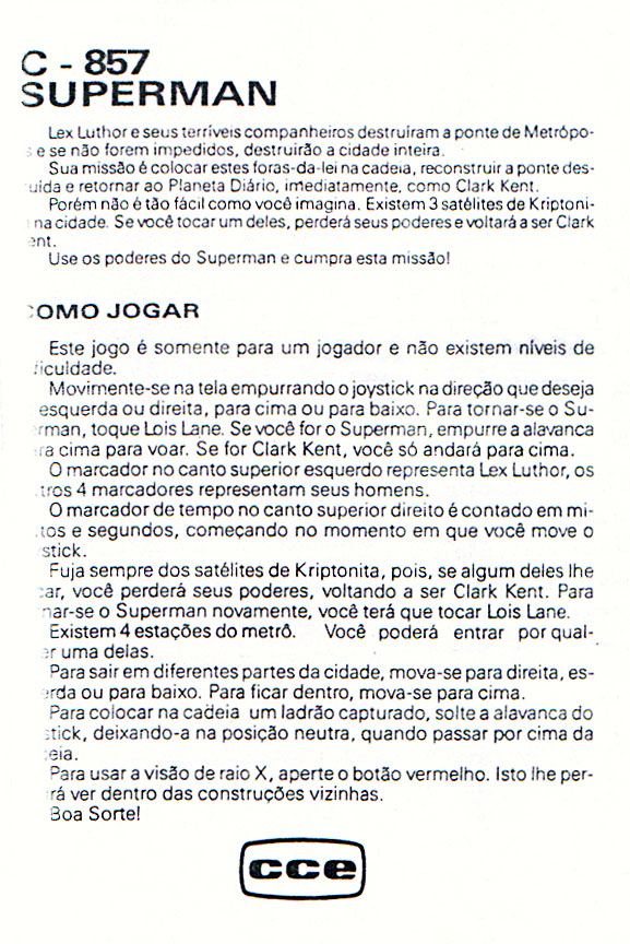 Instructions page 1