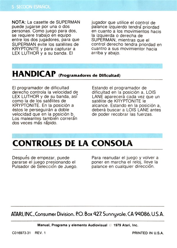 Instructions page 40