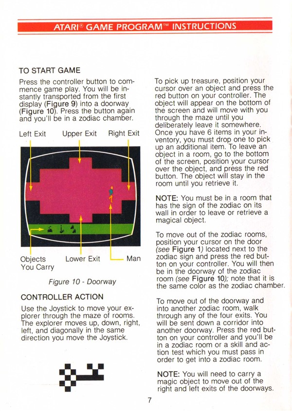 Atari 2600 VCS SwordQuest - EarthWorld : scans, dump, download ...