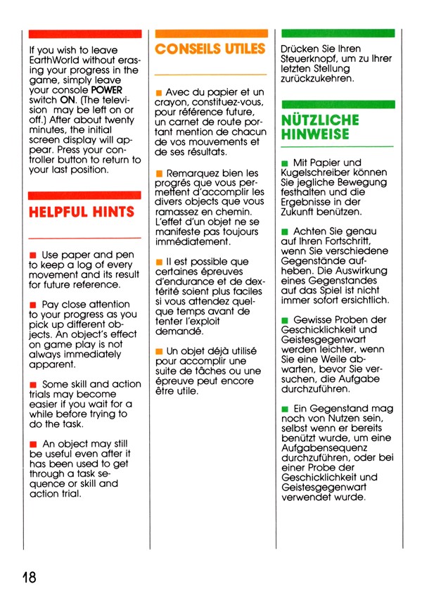 Instructions page 20