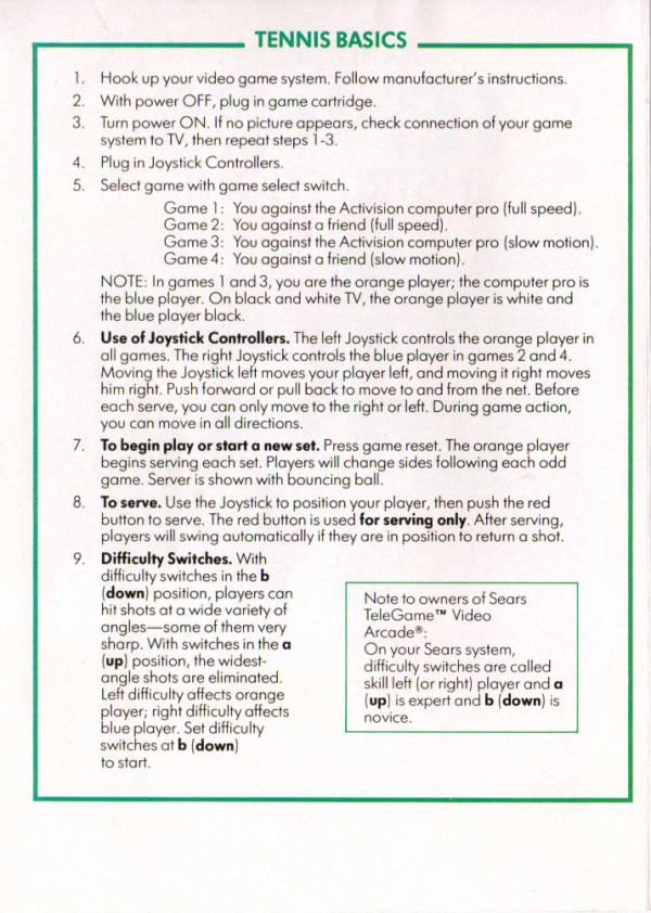 Instructions page 2