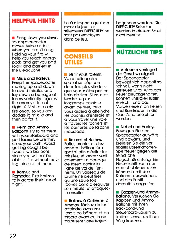 Instructions page 26