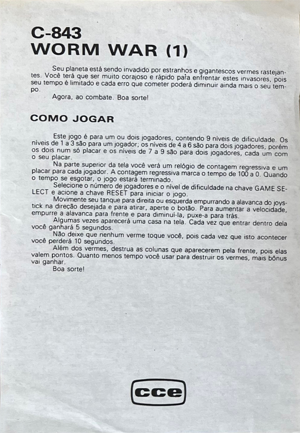 Instructions page 1