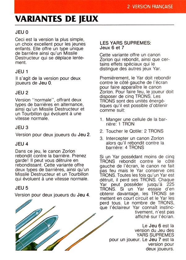 Instructions page 19