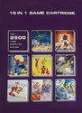 16 in 1 - Mini Golf / Bridge / Tennis / Fishing / Baseball / Laser Blast / Cannon Gun / Outlaw / Space War / Fancy Tank / Pingo II / Ant War / Free Way / Othello / Football / Paratroops Atari cartridge scan