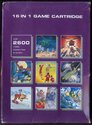 16 in 1 - Mini Golf / Bridge / Tennis / Fishing / Baseball / Laser Blast / Cannon Gun / Outlaw / Space War / Fancy Tank / Pingo II / Ant War / Free Way / Othello / Football / Paratroops Atari cartridge scan