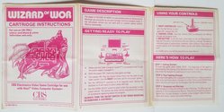 The 2600 VCS Games Collection Atari instructions