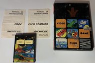 2 in 1 - Arca Cósmica / Croac Atari cartridge scan