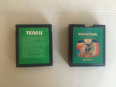 2 em 1 - Basketball / Tennis Atari cartridge scan