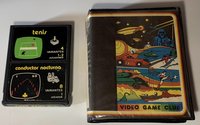 2 in 1 - Tenis / Conductor Nocturno Atari cartridge scan