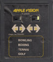 4 Jogos - Bowling / Boxing / Tennis / Golf Atari cartridge scan
