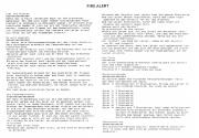 2 Pak Special - Space Voyage / Fire Alert Atari instructions