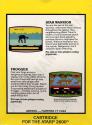 2 Pak Special - Star Warrior / Frogger Atari cartridge scan