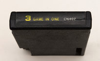 3 Game in One - Space Tunnel / Bobby Is Going Home / Snail on Squirrel Atari cartridge scan