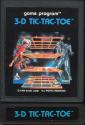 3-D Tic-Tac-Toe Atari cartridge scan