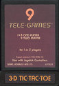 3-D Tic-Tac-Toe Atari cartridge scan