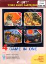 4 Game in One - Seamonster / Open, Sesame! / Dancing Plate / Mission 3,000AD Atari cartridge scan