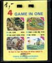 4 Game in One - Open, Sesame / Bobby Is Going Home / Snail Against Squirrel / Mr. Postman Atari cartridge scan