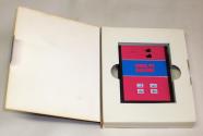 4 in 1 - Atlantis / Space Invaders / Puzzle Car / Tennis Atari cartridge scan