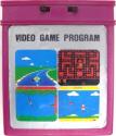 4 in 1 - Super Challenge Baseball / MegaMania / Cosmic Creeps / Donkey Kong Atari cartridge scan
