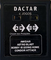 4 Jogos - Amidar / Astro Blast / Bobby Is Going Home / Condor Attack Atari cartridge scan