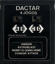 4 Jogos - Amidar / Astroblast / Bobby Is Going Home / Condor Attack Atari cartridge scan