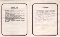 4 Jogos - Combate / Football II / Megaforce / Frogs e Flies Atari instructions