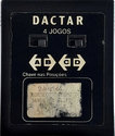 4 Jogos - Corredor Cósmico / Gangster Alley / Infiltrate / Jawbreaker Atari cartridge scan
