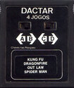 4 Jogos - Kung Fu / Dragonfire / Out Law / Spider Man Atari cartridge scan