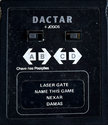 4 Jogos - Laser Gate / Name This Game / Nexar / Damas Atari cartridge scan
