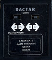 4 Jogos - Laser Gate / Name This Game / Nexar / Damas Atari cartridge scan