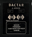 4 Jogos - Nexar / Frogger / Fantastic Voyager / Damas Atari cartridge scan