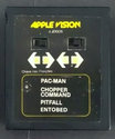 4 Jogos - Pac-Man / Chopper Command / Pitfall / Entobed Atari cartridge scan