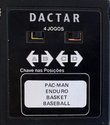 4 Jogos - Pac-Man / Enduro / Basket / Baseball Atari cartridge scan