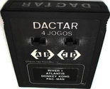4 Jogos - River I / Atlantis / Donkey Kong / Pac-Man Atari cartridge scan