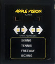 4 Jogos - Skiing / Tennis / Freeway / Boxing Atari cartridge scan