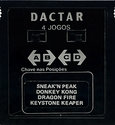 4 Jogos - Sneak'n Peak / Donkey Kong / Dragon Fire / Keystone Keaper Atari cartridge scan