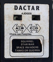 4 Jogos - Squirrel / Star War / Space Invaders / Tanks em Guerra Atari cartridge scan