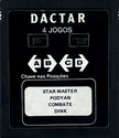 4 Jogos - Star Master / Podyan / Combate / Dink Atari cartridge scan
