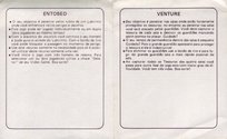 4 Jogos - Venture / Sexta-Feira 13 / Frostbite / Entobed Atari instructions