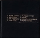 8 in 1 - Bomb Assult / Sky Diver / Mr. Postman / Space UFO / Plaque Attack / Pitfall / Dragon Defender / Moto Cross Atari cartridge scan