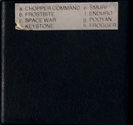 8 in 1 - Chopper Command / Frostbite / Space War / Keystone / Smurf / Enduro / Pooyan / Frogger Atari cartridge scan