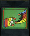 8 in 1 - Invader / Football 2 / Space Defence / Ice Polo / Space Ship / Base Defence / Pig / Battle City Atari cartridge scan