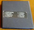 8 in 1 - River Bomb / Ski Hunt / Theshold / Carnival / Turmoil / Cosmic / Sky Fox / Karate Atari cartridge scan