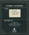 A-Team (The) Atari cartridge scan