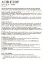 Acid Drop Atari instructions