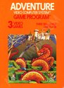 Adventure Atari cartridge scan