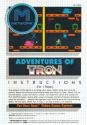 Adventures of TRON Atari instructions